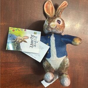 PETER RABBIT- Beatrix Potter Plush Toy with Blue Jacket
